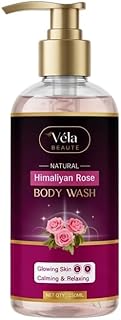 Natural Himalayan Rose Body Wash 250ml | Glowing Skin & Calming Care | Cruelty Free Gentle Shower Gel for Soft & Fresh Skin