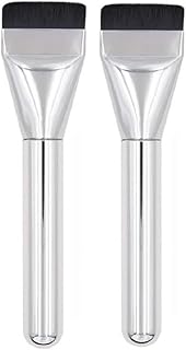 Flat Foundation Brush For Liquid Makeup Face & Soft Brush (Set Of-2)
