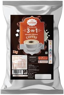 Namaste Chai Instant Premix Coffee 1Kg, 3 In 1 Premix Coffee For Vending Machines, Coffee Powder Packet 1 Kg Pack