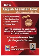 Jan's English Grammar Book, Self Study Guide for Competitive Exams, DSC T.ET GURUKULA S.I & Constable