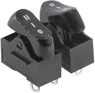 adition DEFOND Hair Dryer Switch 10A/250V AC compatible with IKONIC HNK Hair DryersCE Certified - RoHS Compliant 3 Position Rocker switch (PACK OF2) B
