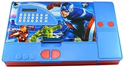 Calculator Avenger Jumbo Pencil Box for Kids