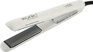 Ikonic Professional Vibe Hair straightener-White | Straightener with AI Technology| Ceramic Floating Plates| Ionic Technology| Easy to Use