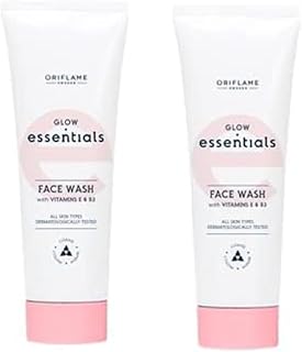 Oriflame Glow Essentials Face Wash With Vitamins E And B3 - Pack Of 2