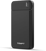 Tempt - Booster 10000mAh Power Bank | Lithium Polymer Battery | Fast Charging | Dual Output USB Port | Multi-Layer Protection for iPhone, Anrdoid & Ot