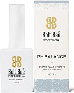Bolt Bee 2-in-1 Gel Primer & Dehydrator (15ml) | pH Balance Soak-Off UV LED Gel Nail Polish Set, Top Coat, Base Coat, Matte & Shine Finish for Long-La