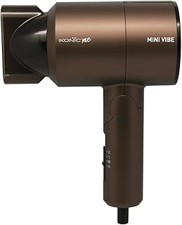IKONIC Mini Vibe Hair Dryer 1200 Watts with 2 Speed Setting Cool Shot Overheat Protection, Compact Design, Travel Friendly,Glossy Finish Look, All Hai