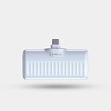 MPower Volt Powerbank | Extremely Tiny & Compact Design | 5000mAh Battery Capacity | in-Built Foldable Type-C Connector | Dual Fast Charging Ports | L