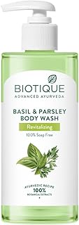 Biotique Basil & Parsley Revitalizing Body Wash 300ml (Pack of 1)