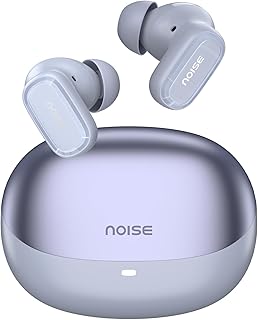 Noise Newly Launched Buds Connect 3 Truly Wireless Earbuds with 40H of Playtime, Quad Mic with ENC, Low Latency, 10mm Driver, BT V5.4(Wild Lavender)