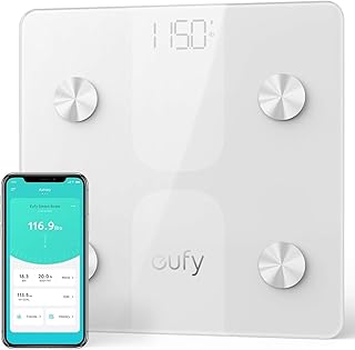 eufy Smart Scale C1 with Bluetooth, Large LED Display, Digital Bathroom Scale, 12 Measurements, Weight/BodyFat/BMI/Fitness Body Composition Analysis,