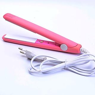 Rave Stone, Mini Travel Hair Straightener - Small Ceramic Flat Iron for Short Hair and Bangs with Fast Heat and Dual Voltage Power.(Pack Of -1) Multic