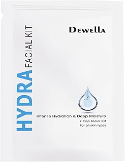 7 Steps Hydra Facial Kit for Anti-Aging, Skin Tightening & Repair | Deep Hydration for Radiant & Smooth Skin | Suitable for All Skin Types
