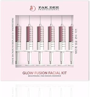 Pakdee Professional Fusion Facial Kit – 10 Step Professional Skincare | Hydra Fusion (Hydration & Soothing) | Snail Fusion (Clarity & Glass Skin Glow)