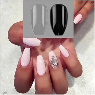 Acrylic Nail Tips – 500 Pieces False Nails for Extension, Professional Nail Art Salon Manicure Set (Natural, 5)