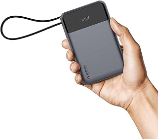 Stuffcool GIGA Smallest 65W 20000mAh Laptop Powerbank with Built in 100W 5A Type C Cable,Charges MacBook air 0-100%,MacBook pro laptops 0-90%,Supports