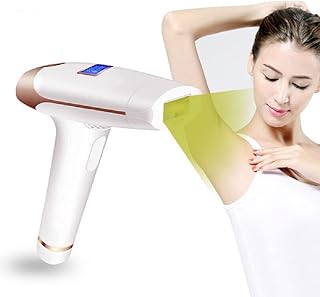 IPL Pulsed Light Epilator 300,000 Flashes Permanent Painless Hair Removal, Professional Hair Removal Device for Legs Face Body