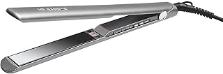 Mr. Barber‎ MB-SXT Straits Xtreme, Super Smooth Titanium Plates, Professional Hair Straightener Flat Iron, Lifting & Voluminous Style (Black)