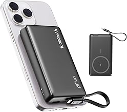 pTron Dynamo Dash Magnetic Wireless 10000mAh Fast Charging Slim Power Bank, MagSafe, 22.5W Output, Compatible w/iPhone 12/13/14/15/16, Android & Other