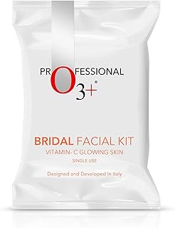 O3+ Bridal Facial Kit Vitamin C for Glowing Skin with Niacinamide | Reduces TAN and Boosts Glow, Ideal for All Skin Types (44g+103ml)
