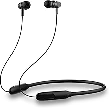 Wireless Bluetooth for Lenovo A269i in-Ear Headphone with Mic 38Hrs Playtime Dual Device Pairing Wireless Neckband Type-C Charge Magnetic Buds & IPX5