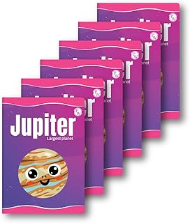 PW Physics Wallah 172 Pages Children Notebook | Math 10 mm Box Set of 6 - Jupiter