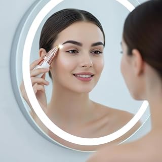 zedx Rechargeable Facial Hair Removal Machine – 2 in 1 Eyebrow Trimmer & Face Trimmer Pen, Upper Lip Hair Remover for Women & Epilator – Painless Tech