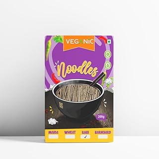 Veganic Hakka Noodles | Pure Veg Chowmein with Desi Masala | Long Slurpy Chopsuey-Style Noodles | No Preservatives | Perfect for Indo-Chinese Cooking