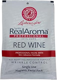 professional red wine facial kit 72gm 6 step facial pack of 2