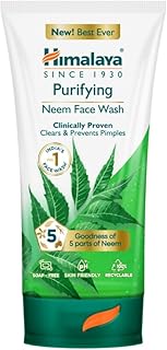 Himalaya Purifying Neem Face Wash, 150 ml | Soap Free | Paraben, Phthalates free | Best for Acne Prone Skin | Eliminates Pimples