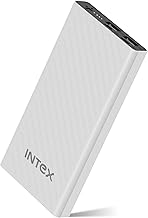 Intex Strong Comet 10K Poly 10000mAh Power Bank with 22.5W QC PD Fast Charging, Digital Display, Dual Input Type-C and Micro USB, Multi Output, Slim L