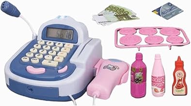 Supermarket Cash Register Toy for Kids with Scanner, Calculator & Mic | Pretend Play Billing Counter Set | Interactive Grocery Store Checkout Toy for