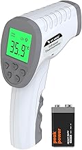 DR VAKU Infrared Digital Thermometer for Fever, Non-Contact Laser Infrared Thermometer Temperature Gun [Battery Included] - Grey, Plastic