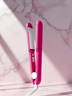 NOOR LIVING Portable Mini Hair Straightener | Fast Heating Ceramic Travel Flat Iron for Quick Styling & Smooth Hair On-the-Go