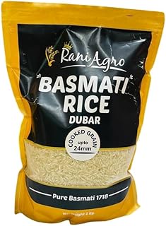 RaniAgro Basmati Rice Pack of 10 | Premium Long Grain Rice | Natural White Rice | Aromatic Rice | Indian Staple Ingredient | Easy to Cook | Fluffy Sof