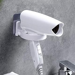 Hair Dryer Holder Creative Hair Dryer Hanging Rack Hair Dryer Rack White Hair Styling Holders Hair Styling Tool Organizer