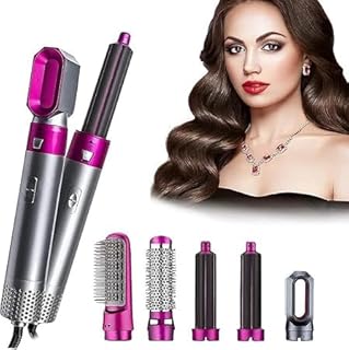 Drumstone Pro(FIRST TIME EVER 𝐖𝐢𝐭𝐡 𝟏𝟐 𝐘𝐞𝐚𝐫𝐬 𝐖𝐚𝐫𝐫𝐚𝐧𝐭𝐲) Hot Air Brush, 5 in 1 Hair Dryer hot air Brush Styler, Detachable Hair Styler Electric Hair Drye