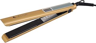 HECTOR Professional I Touch Hair Straightener - Slim, Gold