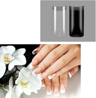 Acrylic Nail Tips – 500 Pieces False Nails for Extension, Professional Nail Art Salon Manicure Set (Natural, 9)