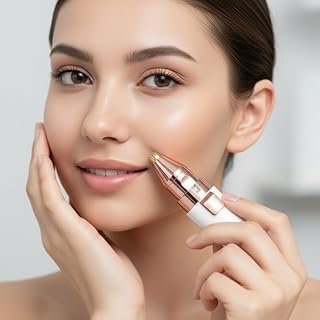zedx Electric Facial Hair Removal Machine for Women – 2 in 1 Eyebrow Trimmer Pen & Face Trimmer, Upper Lip Hair Remover & Epilator – USB Rechargeable,