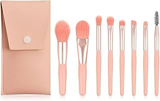 Makeup Brush Set Premium Synthetic Foundation Powder Concealers Eye shadows Blush Makeup Brushes Set Of-8 Beige