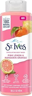 St. Ives Pink Lemon & Mandarin Orange Exfoliating Body Wash, 473g
