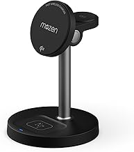 Mozen by Amkette Air 800, 23W Qi2 Certified 3 in 1 Magsafe Charger/Wireless Charger for iPhone 8 & above, wireless charging smartphones, Apple Watch,