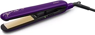Philips Kerashine Titanium Hair Straightener Bhs336/00 with Ceramic Titanium Plates - Purple