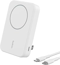 Belkin Qi2 10000 mAh Magsafe Wireless Power Bank | 15W Wireless Fast Charging, Compatible w/iPhone 17, Air, Pro, Pro Max, Google Pixel 10, etc. | 2 Ye