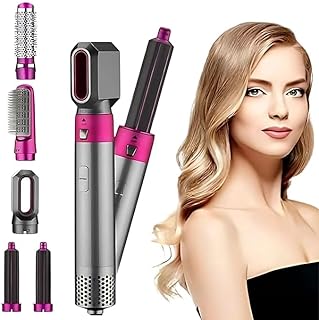 Drumstone (Don't Miss Offer 15 Years Replacement Warranty) Hair Dryer Brush 5 in 1 Multifunctional Hair Curly Hot Air Styler, Hair Dryer Comb Portabl