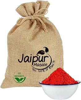 JAIPUR MASALE Red Chilli Powder (5kg) | Fresh Lal Mirch Powder | Dried Red Mirchi Powder | Pure natural Indian Spices Masala | No Added Preservatives
