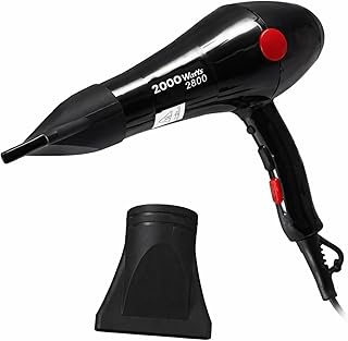 Choaba Professional 2000W Hair Dryer with Hot & Cold Air | Lightweight Travel Blow Dryer with Styling Nozzle & Diffuser for Men & Women (Big)