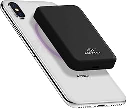 Wireless Power Bank 10,000mAh with Type-C & USB-A Ports, 25W Fast Charging, Compatible with 12+ and Android Devices – Black