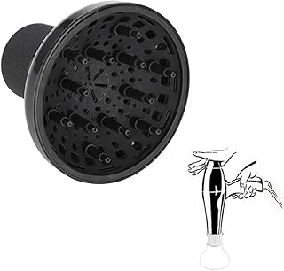 Suicune Universal Hair Diffuser, Adjustable Hair Diffuser, Attachment for Hair Dryers, Diffuser, Hair Dryer Attachment for Hair Dryer Nozzles from 1.3